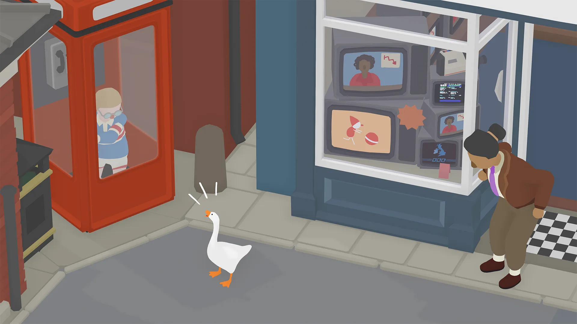 Untitled Goose Game av Random House er definitivt et spill for fireåringen. SKJERMSKUDD: Random House