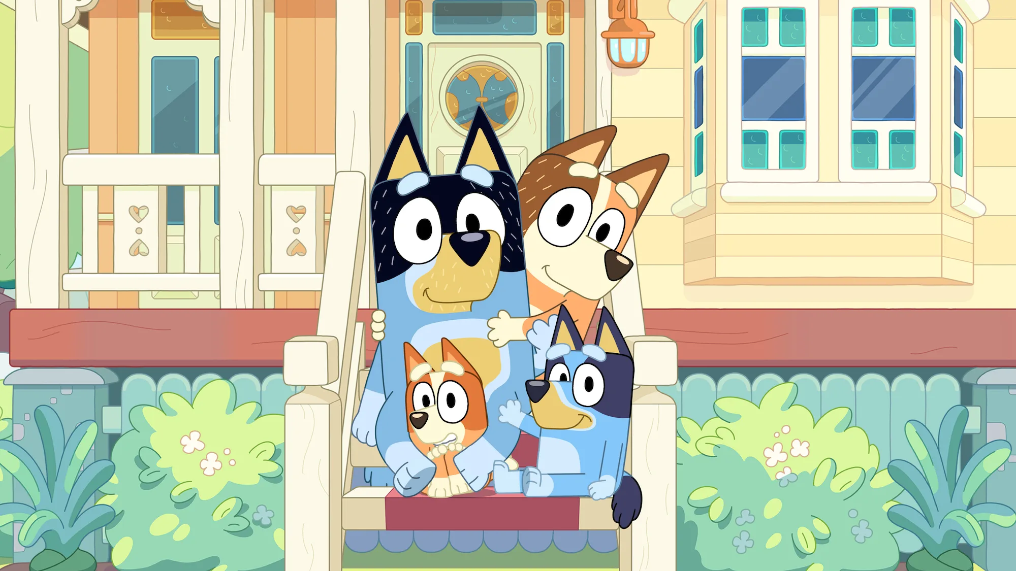 Bluey er en prisvinnende Australsk serie om en blå hund og hennes familie. BILDE: Disney Media Kit