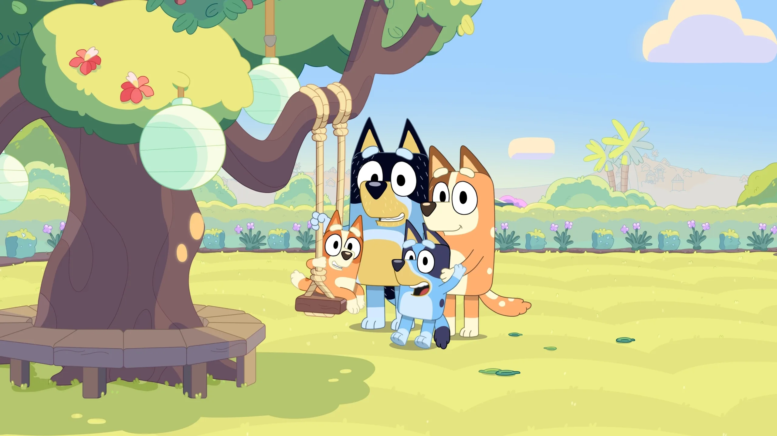 En Bluey episode fra sesong 3. Bluey Season 3 Episode: The Sign Credit: Ludo Studio