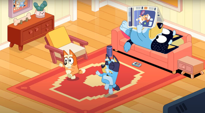 Bluey mini-episodene minisodes. Den første kommer 3. juli og heter Burgerhund